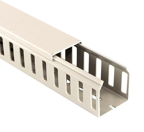 10460032Y CLOSED SLOT DUCT, PVC, GRY, 37.5X37.5MM BETADUCT