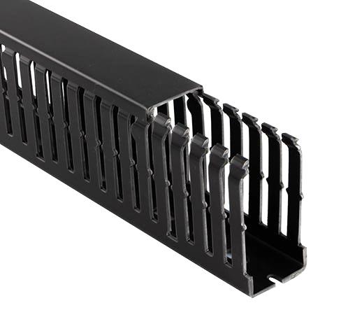 10490105Y NARROW SLOT DUCT, PVC, BLK, 100X100MM BETADUCT
