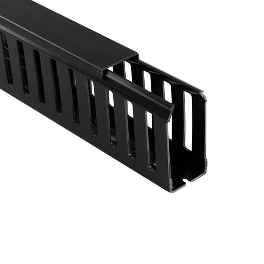 23455000N CLOSED SLOT DUCT, NORYL, BLK, 75X50MM BETADUCT