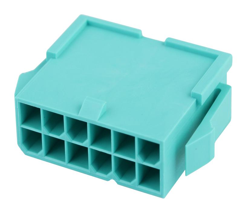 46993-1030 CONN HOUSING, PLUG, 10POS, 4.2MM, GRN MOLEX