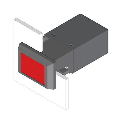 22-211.011 SWITCH ACTUATOR, ILLUMINATED PUSHBUTTON EAO