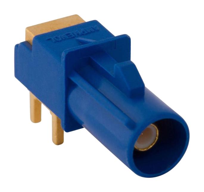 FA1-NDRP-PCB-6A RF COAX CONN, FAKRA PLUG, 50 OHM, PCB AMPHENOL RF