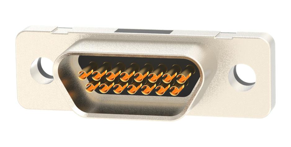 580-M15-203L002 MICRO-D SUB CONN, RCPT, 15POS/SOLDER CUP NORCOMP