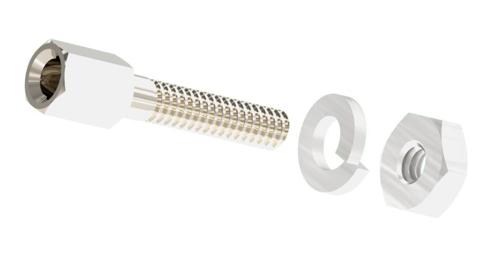 160-580-JSLRKT1 JACK SCREW KIT, 9.7MM, 2-56, BRASS NORCOMP