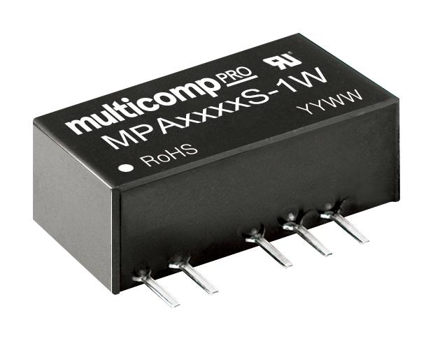 MPA2424S-1W DC-DC CONVERTER, 2 O/P, 1W MULTICOMP PRO