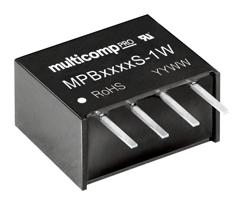 MPB2424S-1W DC-DC CONVERTER, 24V, 0.042A MULTICOMP PRO