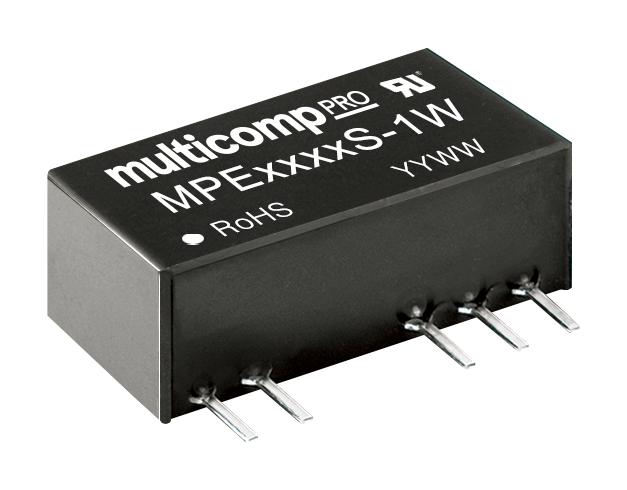 MPE0515S-1W DC-DC CONVERTER, 2 O/P, 1W MULTICOMP PRO