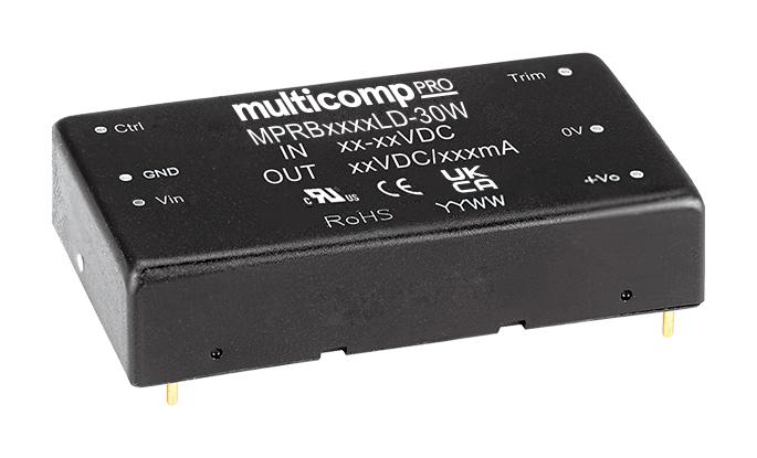 MPRB4824LD-30W DC-DC CONVERTER, 24V, 1.25A MULTICOMP PRO