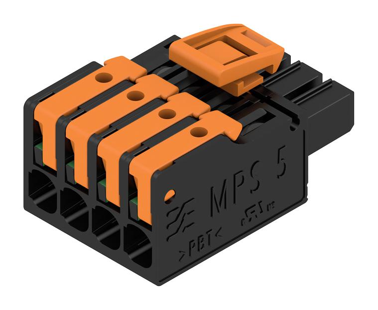 2741690000 TERMINAL BLOCK, PLUGGABLE, 4POS, 14AWG WEIDMULLER