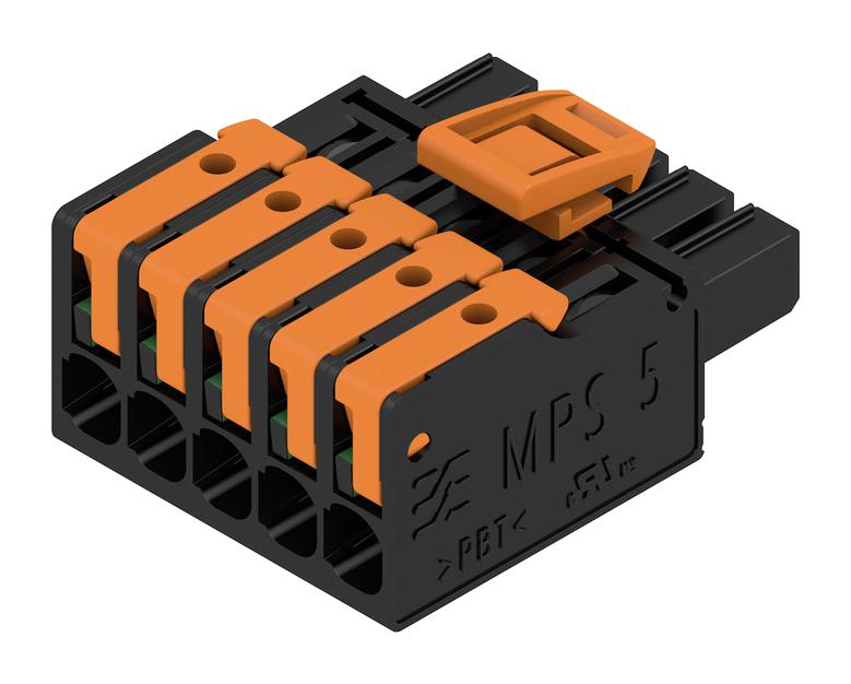 2741700000 TERMINAL BLOCK, PLUGGABLE, 5POS, 14AWG WEIDMULLER