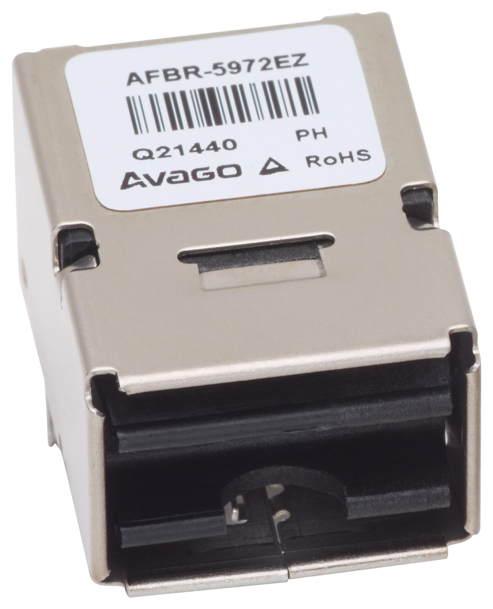 AFBR-5972EZ TRANSCEIVER MOD, 250MBAUD, 650NM, 3.3V BROADCOM
