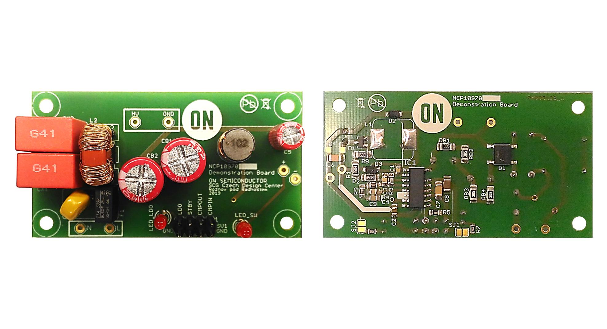 NCP10970BGEVB EVALUATION BOARD, BUCK CONVERTER ONSEMI