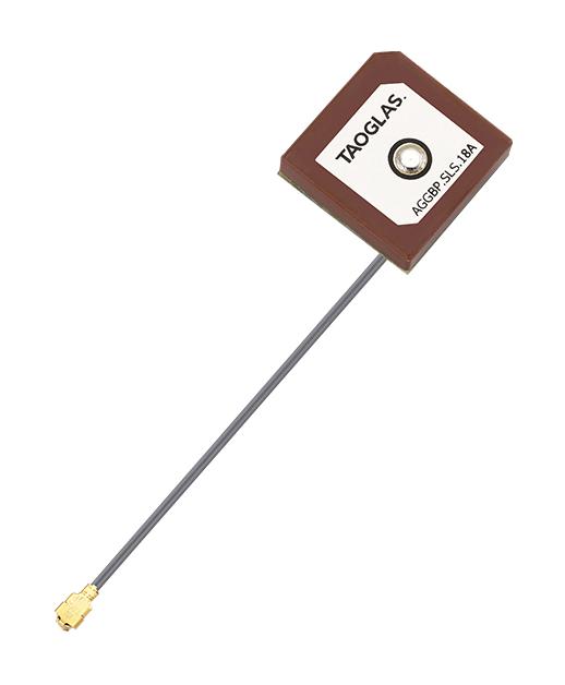 AGGBP.SLS.18A.07.0060A RF ANTENNA, PATCH, 1.602GHZ, I-PEX CONN TAOGLAS