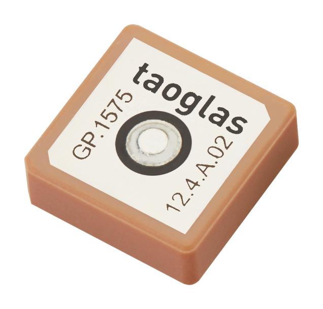GP.1575.12.4.A.02 RF ANTENNA, PATCH, 1.575GHZ, ADHESIVE TAOGLAS