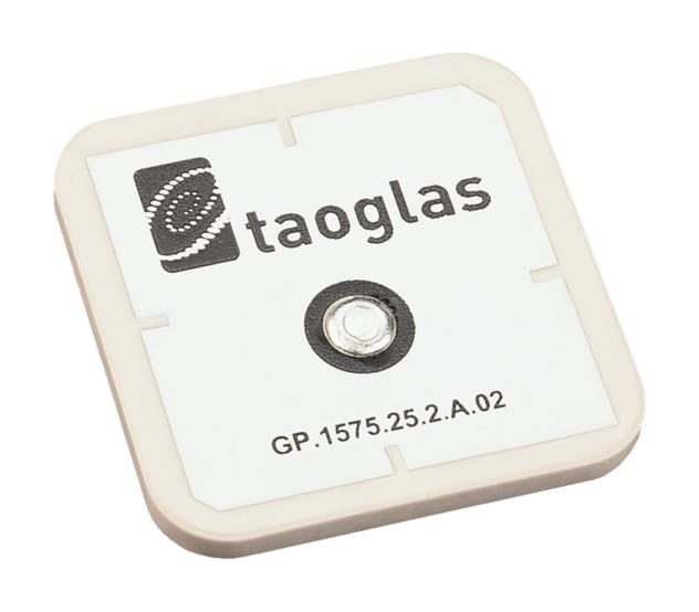 GP.1575.25.2.A.02 RF ANTENNA, PATCH, 1.575GHZ, ADHESIVE TAOGLAS