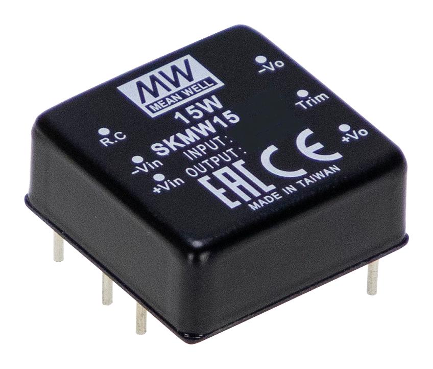 SKMW15F-15 DC-DC CONVERTER, 15V, 1A MEAN WELL