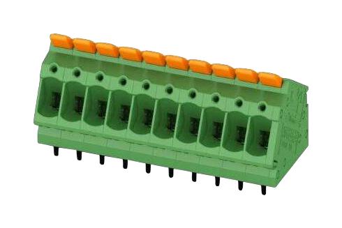 LPTA 2,5/ 9-5,0 TERMINAL BLOCK, WTB, 9POS, 24-12AWG, TH PHOENIX CONTACT