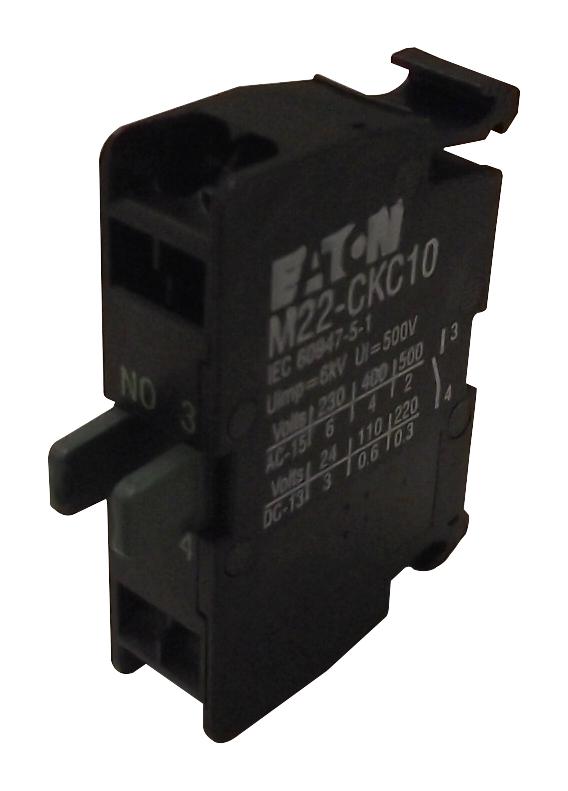 M22-CKC10 CONTACT BLOCK, CLAMP, REAR, 1NO EATON MOELLER