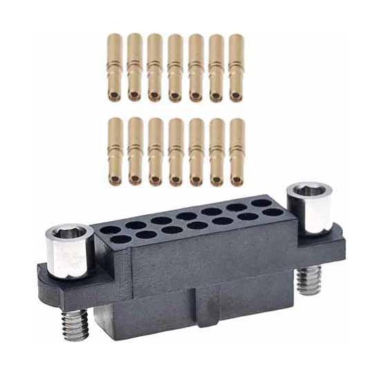 M80-4812042 CONNECTOR, RCPT, 20POS, 2ROW, CRIMP HARWIN