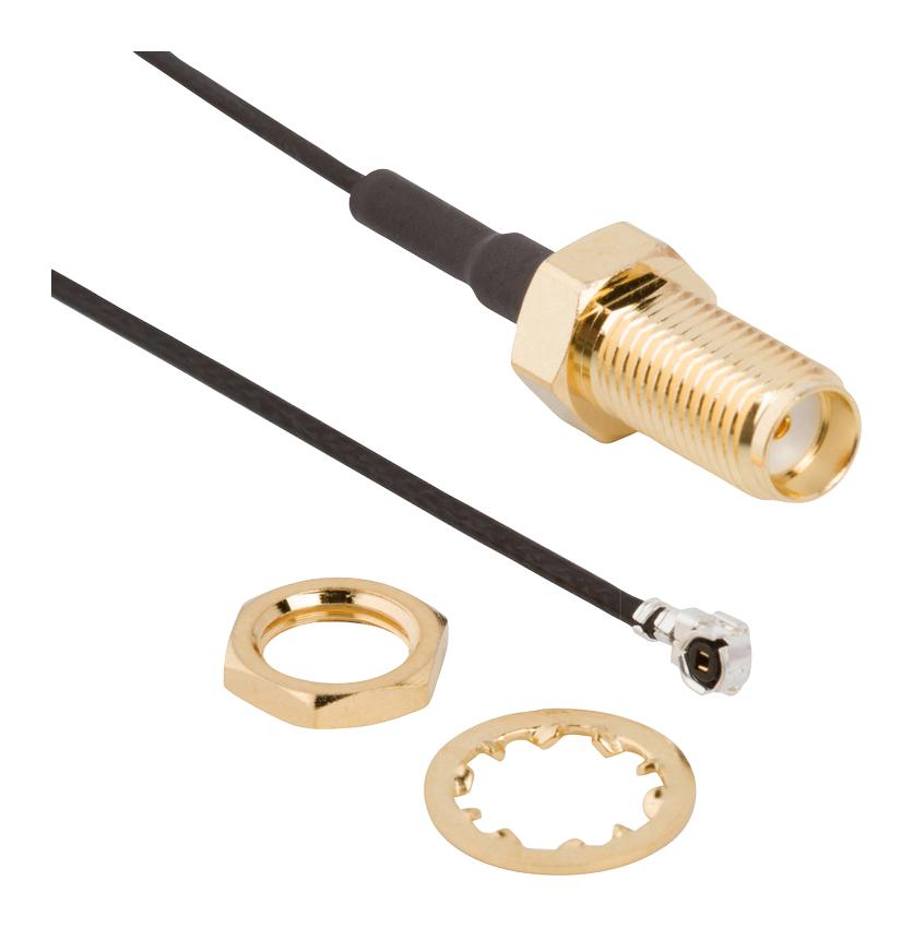 336313-12-0050 RF CABLE ASSY, AMC R/A PLUG-SMA JACK AMPHENOL RF