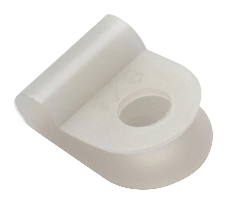 500914500 CABLE CLIP, NYLON 6.6, 8.3MM, NATURAL WURTH ELEKTRONIK