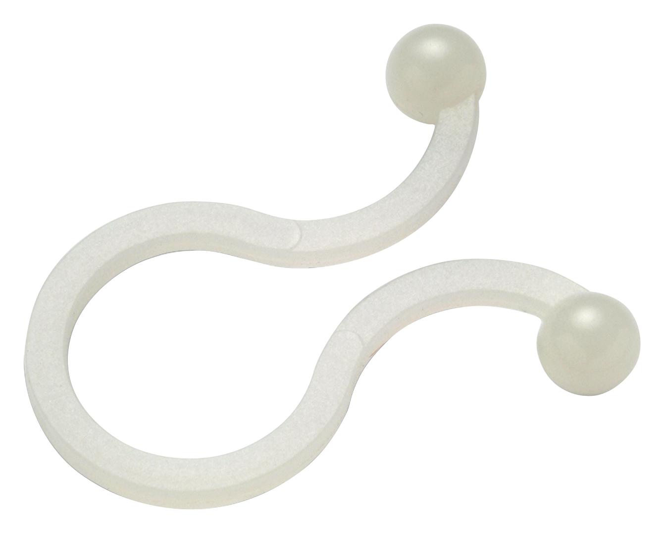520009000 CABLE CLIP, NYLON 6.6, 41.4MM, NATURAL WURTH ELEKTRONIK