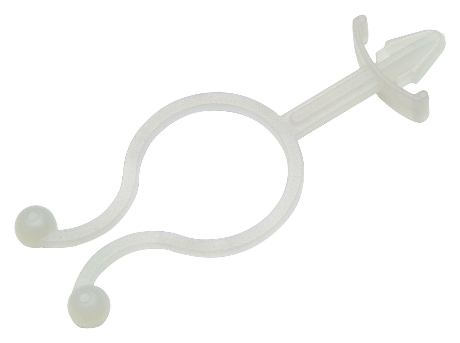 520408000 CABLE CLIP, NYLON 6.6, 56.8MM, NATURAL WURTH ELEKTRONIK