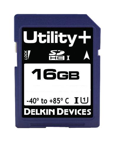 SE16ANZJP-1B000-3 SDHC CARD, UHS-1, CLASS 10, 16GB, MLC DELKIN DEVICES