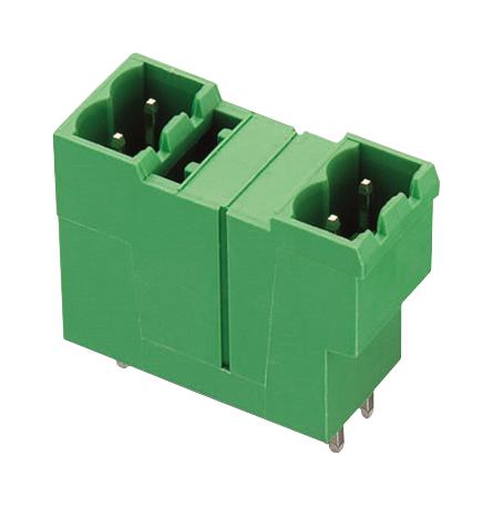 691333500006 TERMINAL BLOCK, 2 LEVEL, HDR, 6POS, TH WURTH ELEKTRONIK