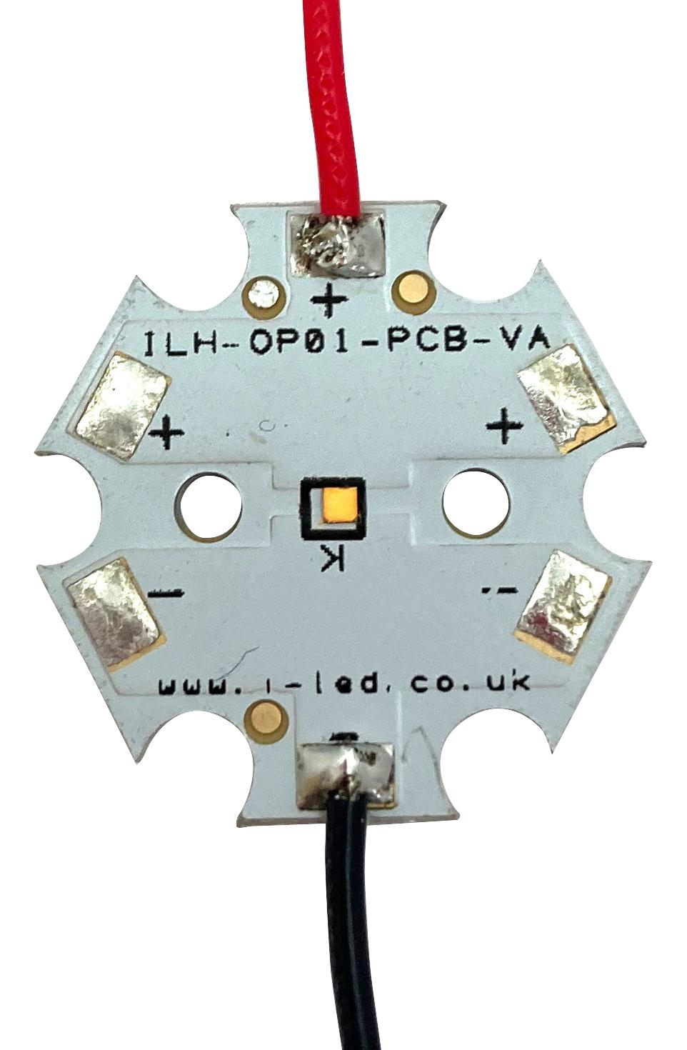 ILH-OP01-DEBL-SC221-WIR200. LED MODULE, BLUE, 31LM, 455NM, STAR INTELLIGENT LED SOLUTIONS