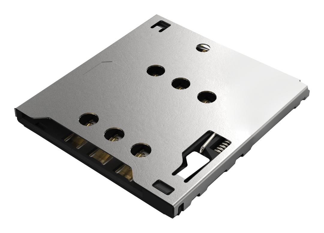 SIM7155-6-1-14-A CONNECTOR, MICRO SIM, PUSH-PUSH, 6POS GCT (GLOBAL CONNECTOR TECHNOLOGY)