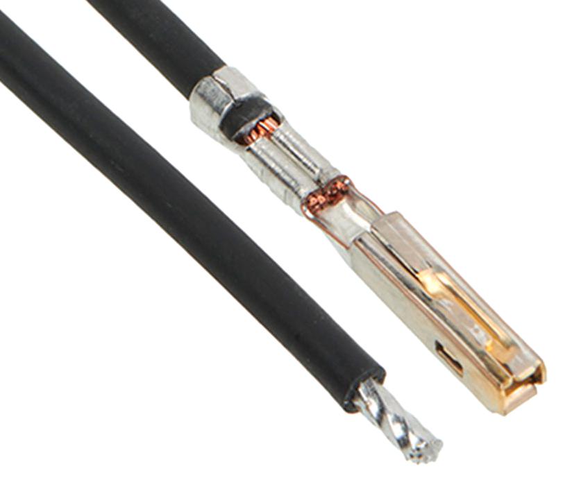 2163011202 CABLE ASSY, SOCKET-FREE END, BLK, 150MM MOLEX