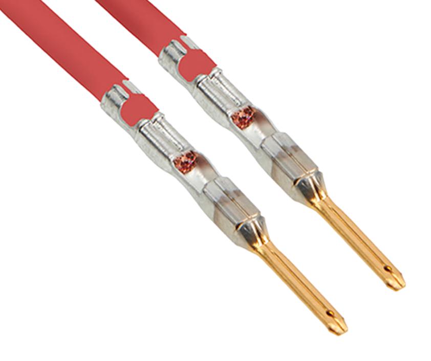 2163022222 CABLE ASSY, CRIMP PIN-PIN, RED, 150MM MOLEX