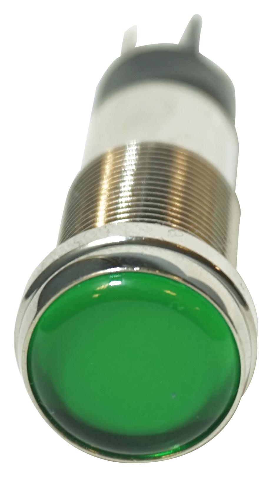 656-1206-304F LED PANEL INDICATOR, GREEN, 12.7MM, 28V DIALIGHT
