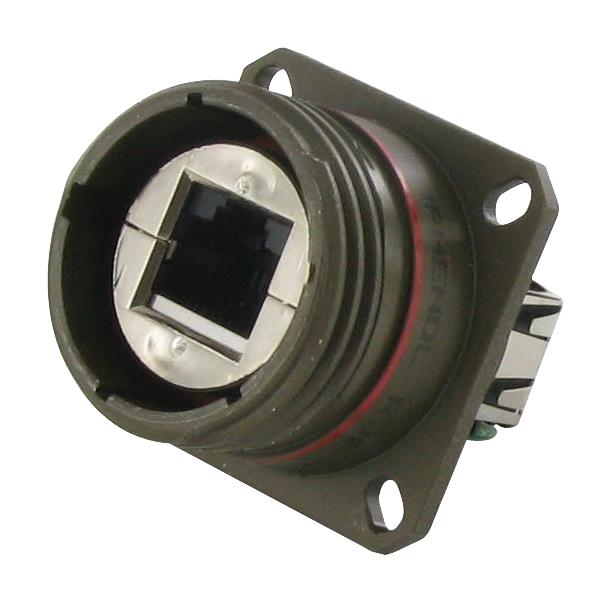 RJFTV6A2SA1G ADAPTOR, RJ45 8P JACK-JACK, CAT6A AMPHENOL SOCAPEX