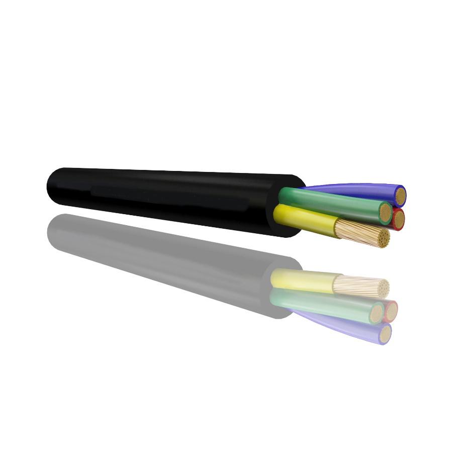 MP007910 MULTICORE CABLE, 4CORE, 2.5MM2, 100M/BLK MULTICOMP PRO