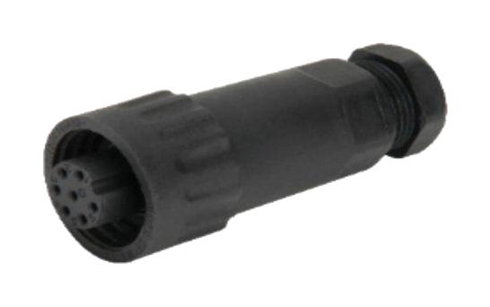 MP007695 CIRCULAR CONN, RCPT, 6+PE POS, CABLE MULTICOMP PRO