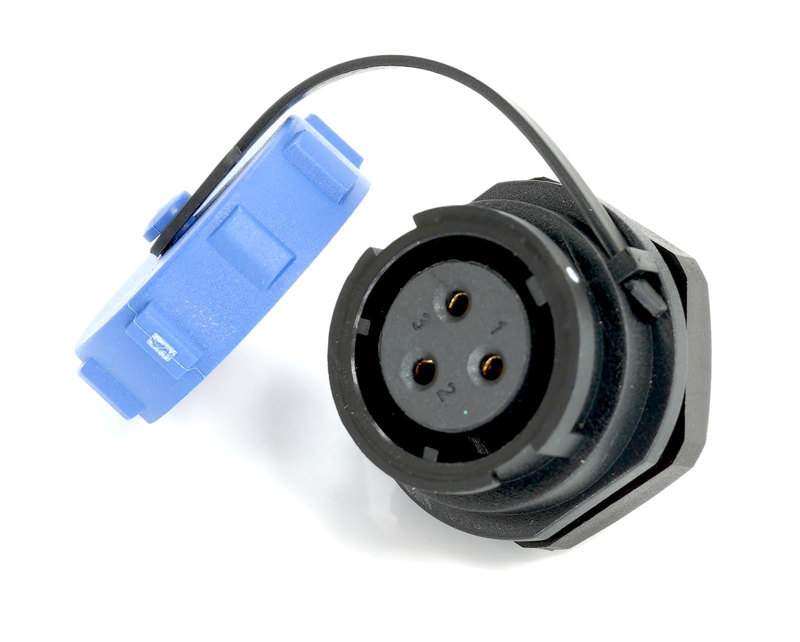 MP007654 CIRCULAR CONN, RCPT, 3POS, PANEL MULTICOMP PRO