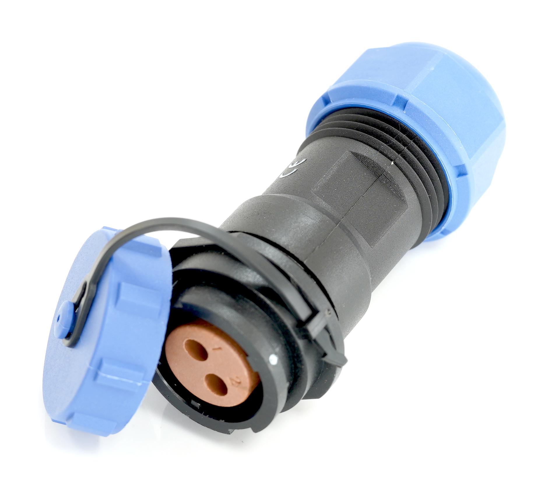 MP007669 CIRCULAR CONN, RCPT, 2POS, CABLE MULTICOMP PRO