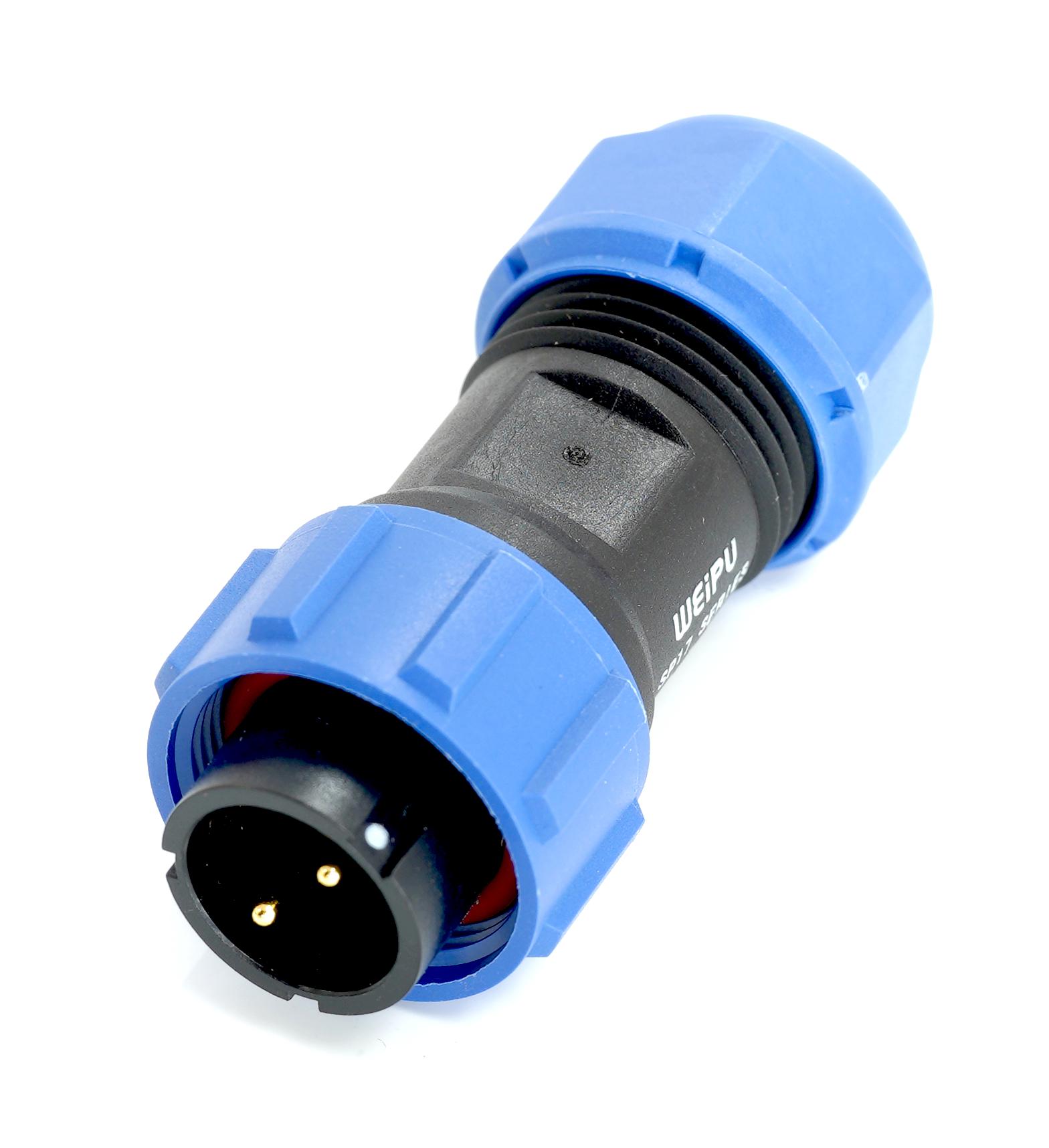 MP007542 CIRCULAR CONN, PLUG, 2POS, CABLE MULTICOMP PRO