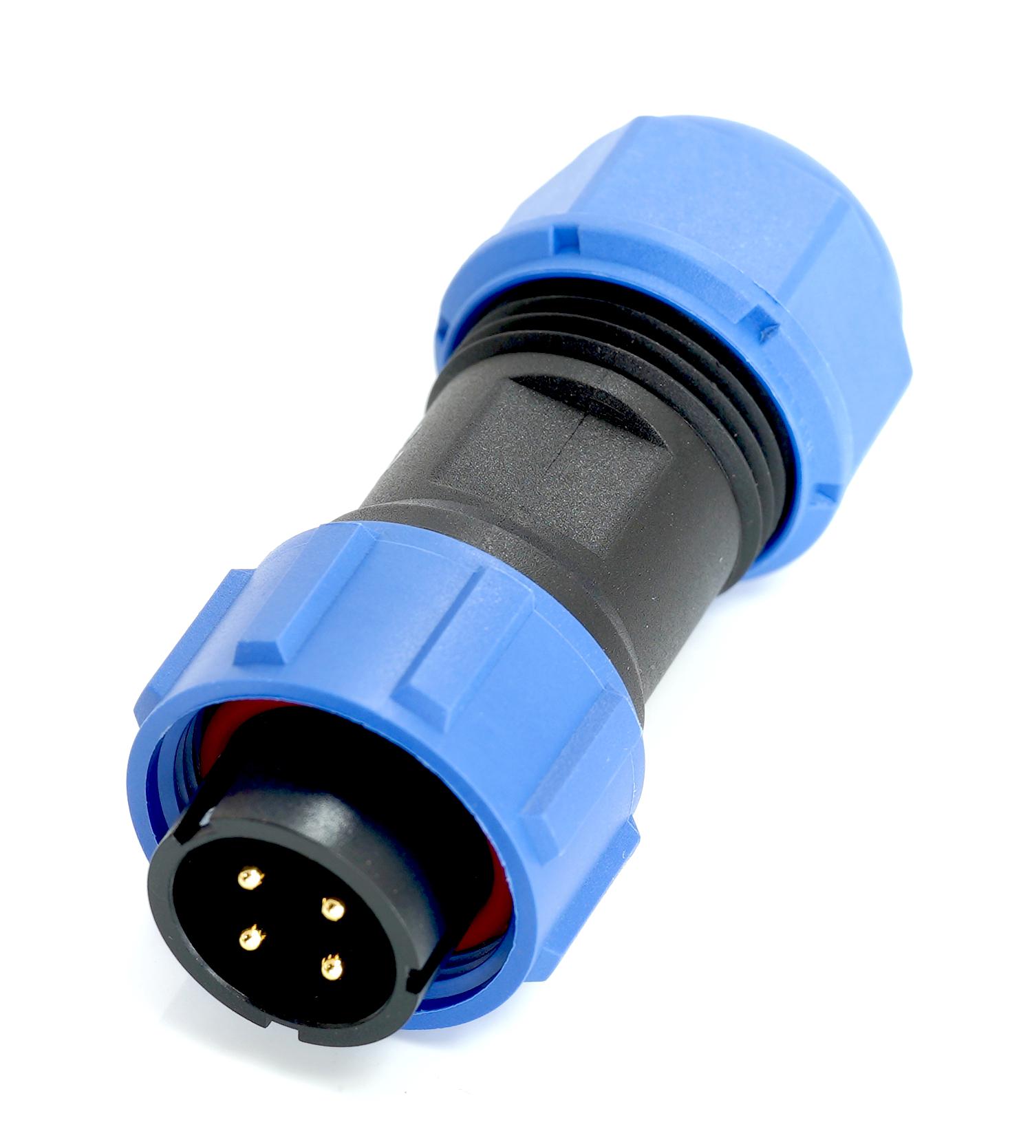MP007544 CIRCULAR CONN, PLUG, 4POS, CABLE MULTICOMP PRO