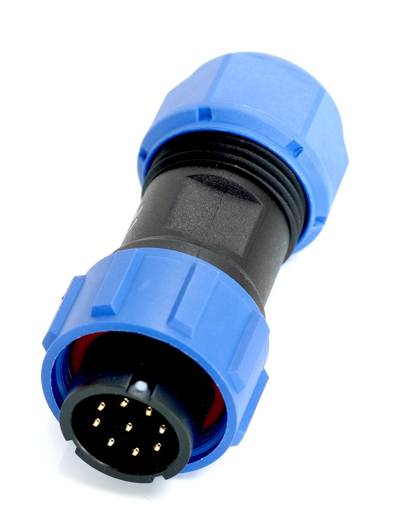 MP007546 CIRCULAR CONN, PLUG, 9POS, CABLE MULTICOMP PRO