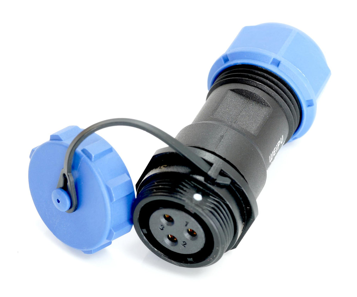 MP007559 CIRCULAR CONN, RCPT, 3POS, CABLE MULTICOMP PRO