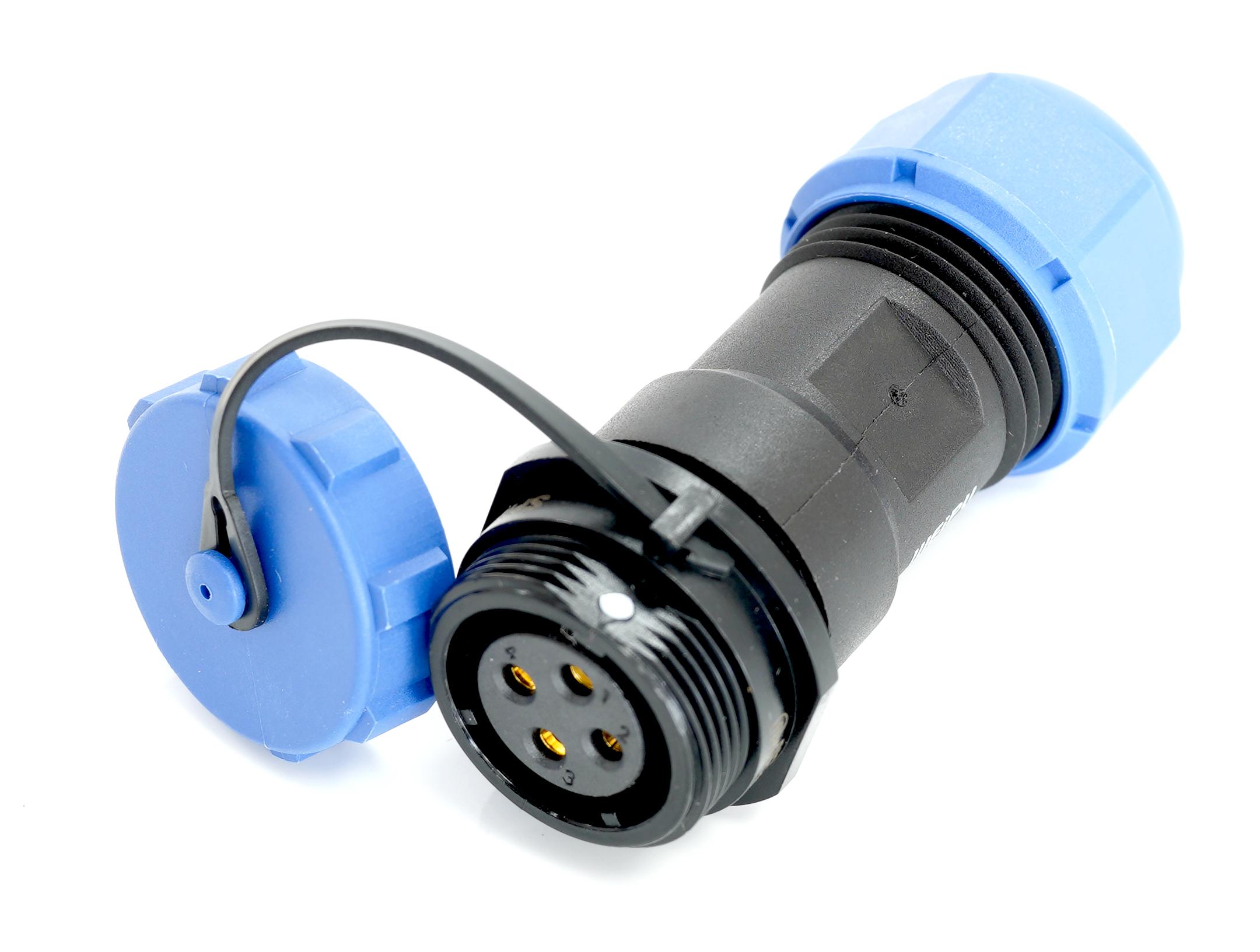 MP007564 CIRCULAR CONN, RCPT, 4POS, CABLE MULTICOMP PRO
