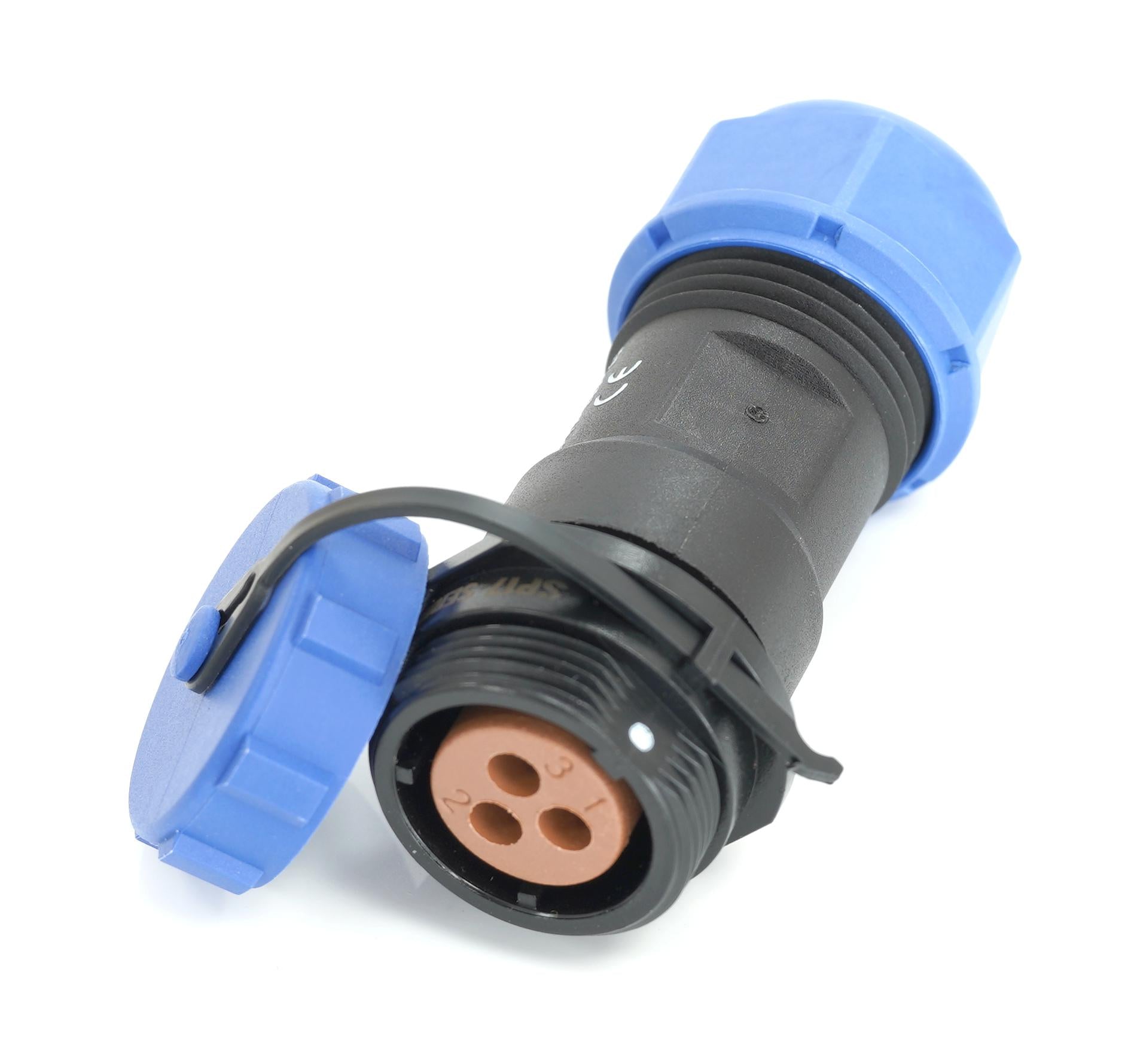 MP007595 CIRCULAR CONN, RCPT, 3POS, CABLE MULTICOMP PRO