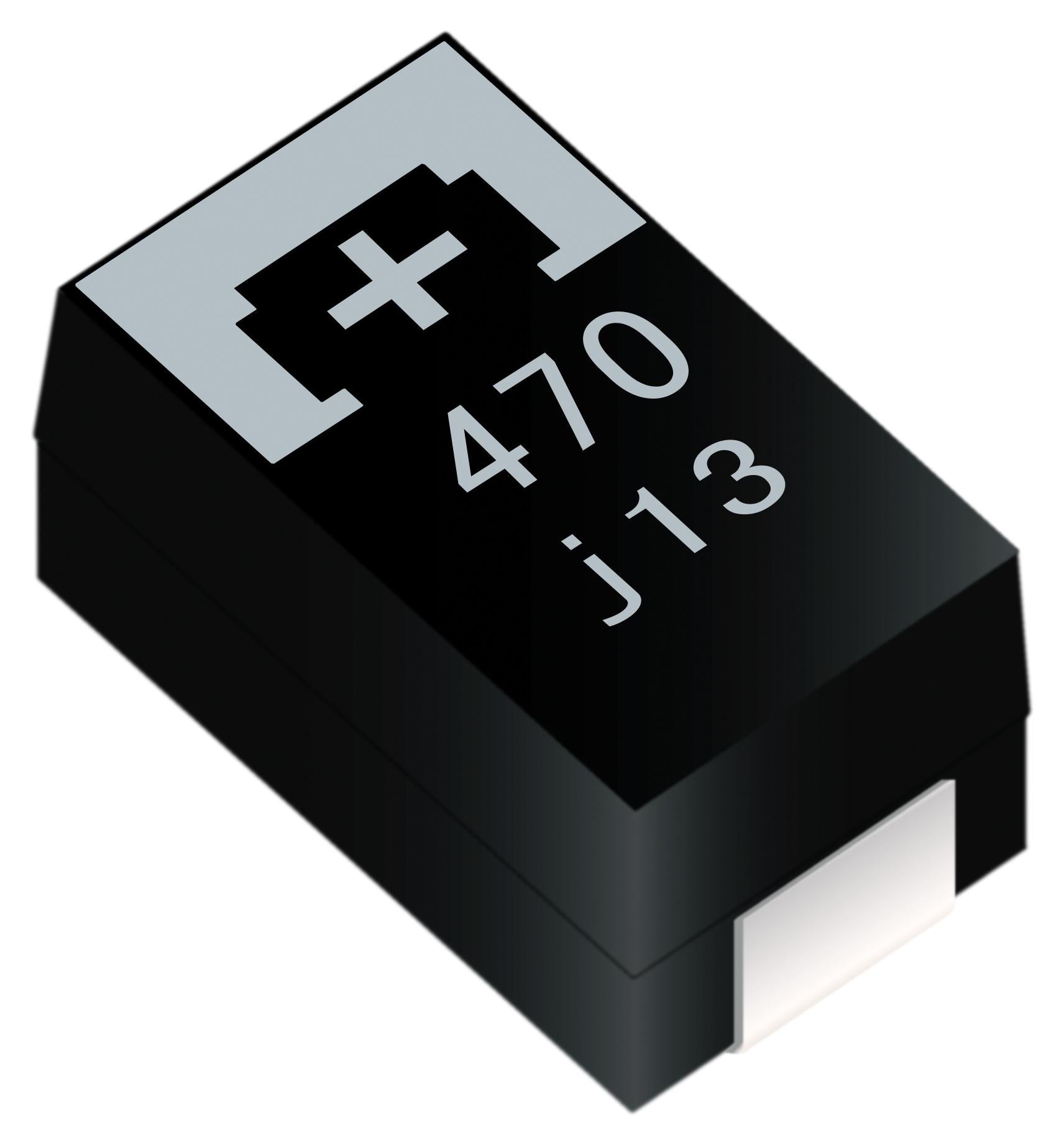 6TPE470MZ CAP, 470UF, 6.3V, TANT, POLYMER, CASE D PANASONIC