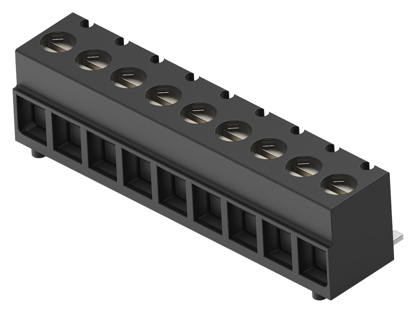 2383945-9 TB, WIRE TO BRD, R/A, 9WAY, 16AWG TE CONNECTIVITY