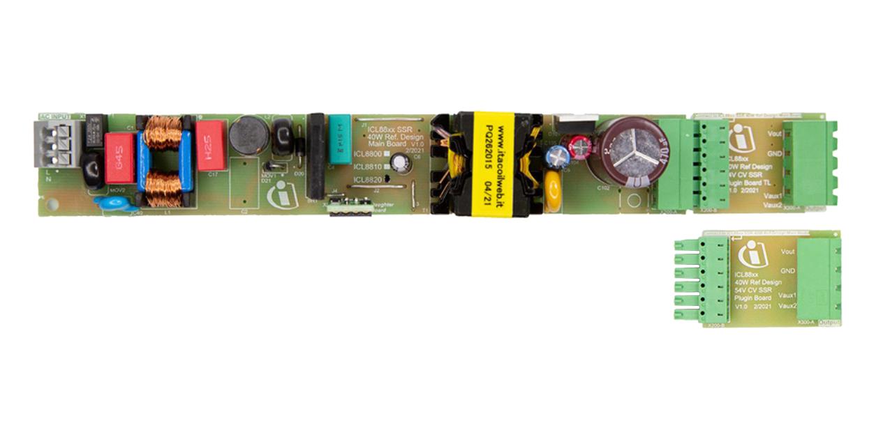 REFICL8810LED43WBMTOBO1 REF DESIGN BOARD, HPF FLYBACK CONVERTER INFINEON