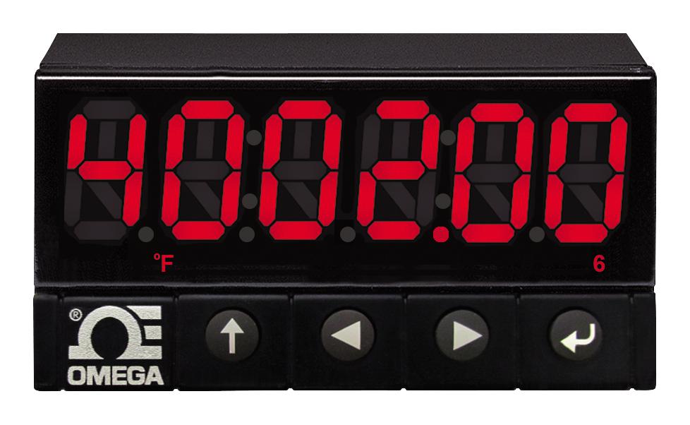 DP8EPT-330-006-C24-EIP-DC PANEL METER, 4DIGIT, MULTIFUNCTION, 36V OMEGA