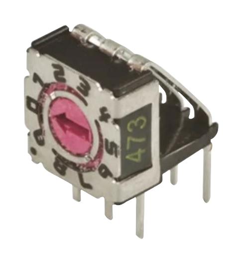 P36THR103L508 ROTARY CODED SW, HEXDEC, 16POS, 42V/THT APEM